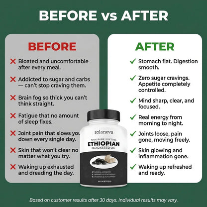 Ethiopian Black Seed Oil Softgels